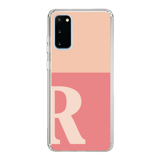 Slim Protection Case［ Original - initial two tone - R pink ］