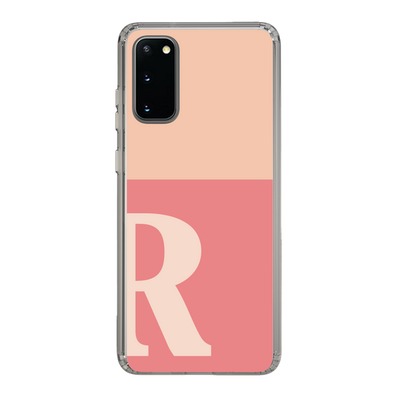 Slim Protection Case［ Original - initial two tone - R pink ］