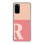 Slim Protection Case［ Original - initial two tone - R pink ］