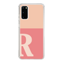 Slim Protection Case［ Original - initial two tone - R pink ］