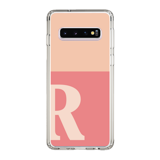 Slim Protection Case［ Original - initial two tone - R pink ］