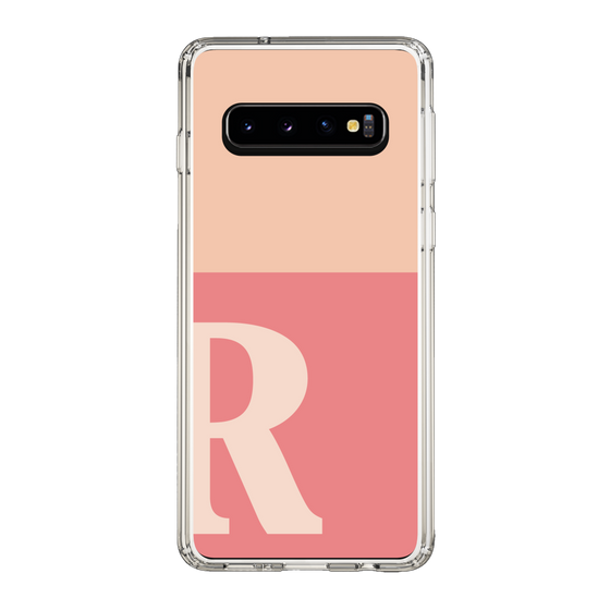 Slim Protection Case［ Original - initial two tone - R pink ］