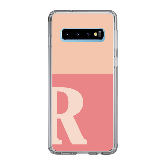 Slim Protection Case［ Original - initial two tone - R pink ］