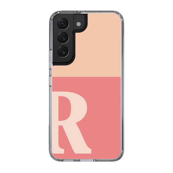 Slim Protection Case［ Original - initial two tone - R pink ］