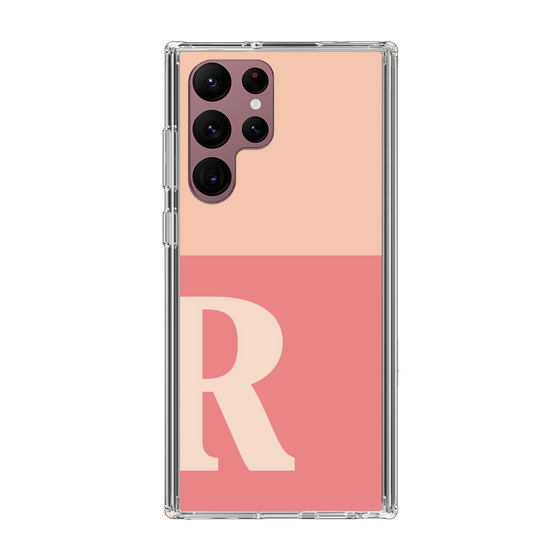 Slim Protection Case［ Original - initial two tone - R pink ］