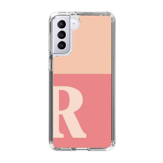 Slim Protection Case［ Original - initial two tone - R pink ］