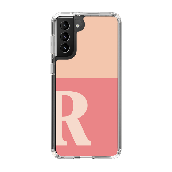 Slim Protection Case［ Original - initial two tone - R pink ］