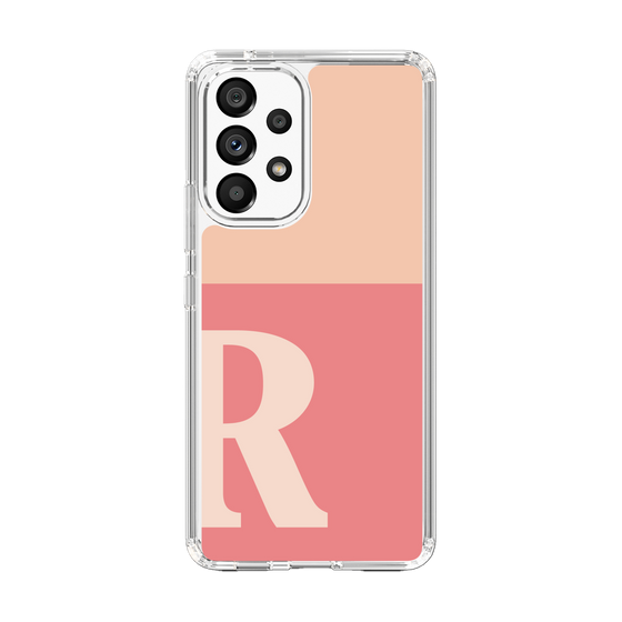 Slim Protection Case［ Original - initial two tone - R pink ］