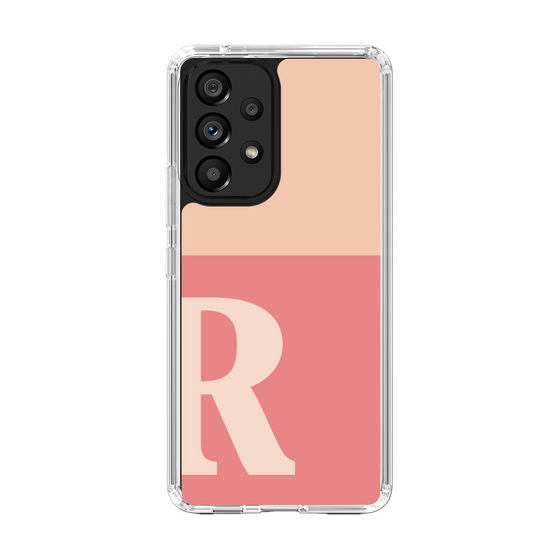 Slim Protection Case［ Original - initial two tone - R pink ］