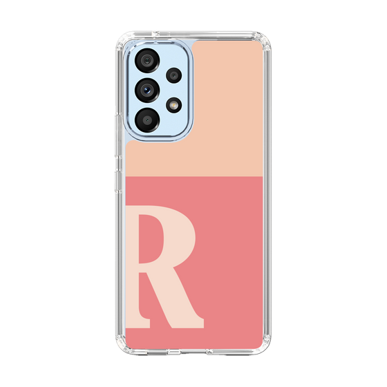Slim Protection Case［ Original - initial two tone - R pink ］