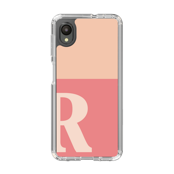 Slim Protection Case［ Original - initial two tone - R pink ］