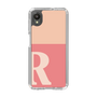 Slim Protection Case［ Original - initial two tone - R pink ］