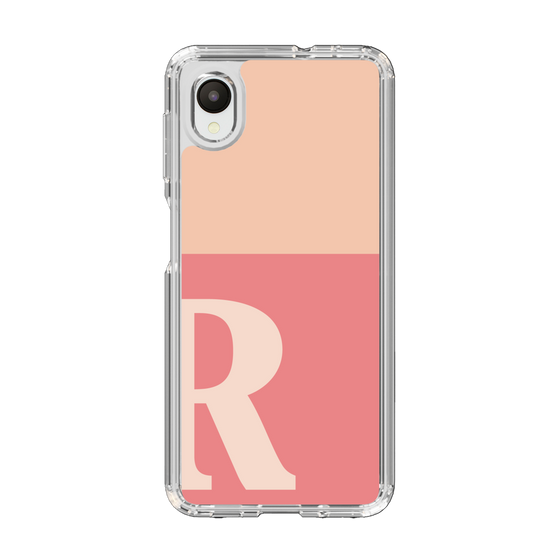 Slim Protection Case［ Original - initial two tone - R pink ］