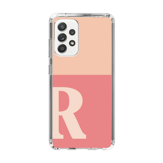 Slim Protection Case［ Original - initial two tone - R pink ］