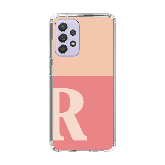 Slim Protection Case［ Original - initial two tone - R pink ］