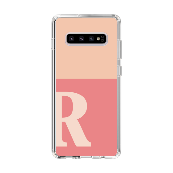 Slim Protection Case［ Original - initial two tone - R pink ］