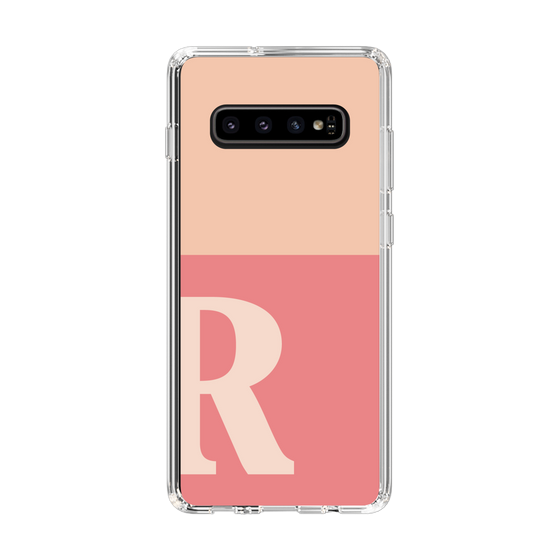 Slim Protection Case［ Original - initial two tone - R pink ］