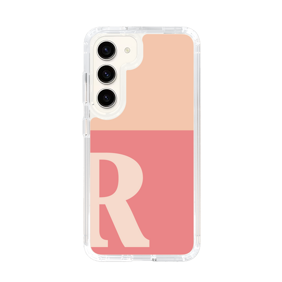 Slim Protection Case［ Original - initial two tone - R pink ］