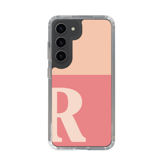 Slim Protection Case［ Original - initial two tone - R pink ］