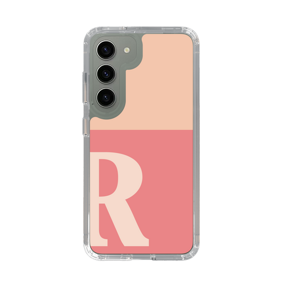 Slim Protection Case［ Original - initial two tone - R pink ］