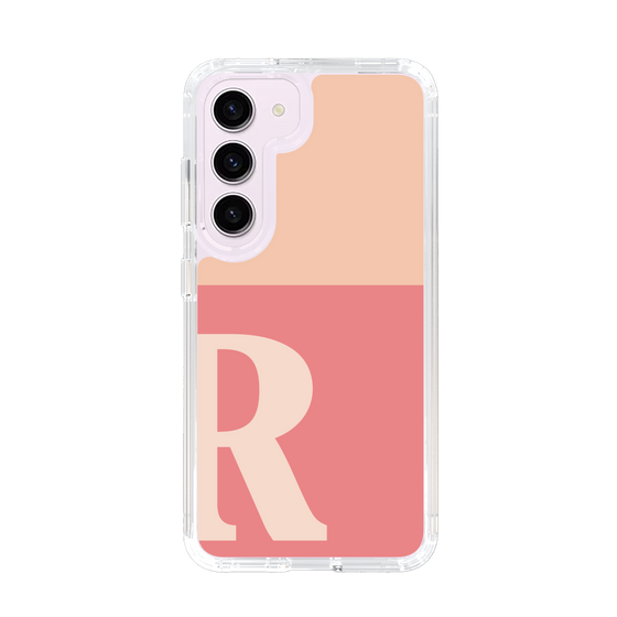 Slim Protection Case［ Original - initial two tone - R pink ］