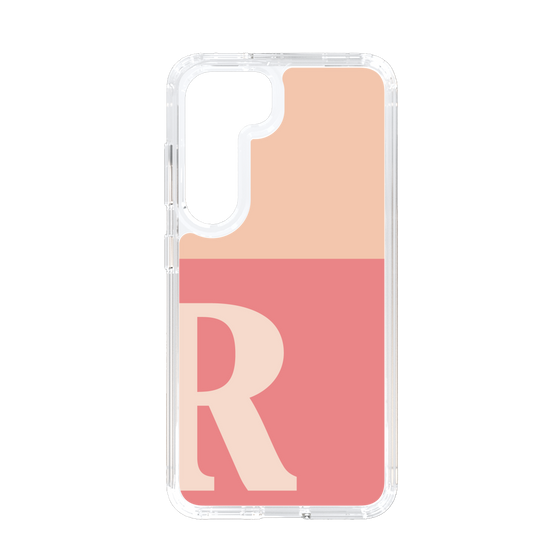 Slim Protection Case［ Original - initial two tone - R pink ］