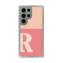 Slim Protection Case［ Original - initial two tone - R pink ］