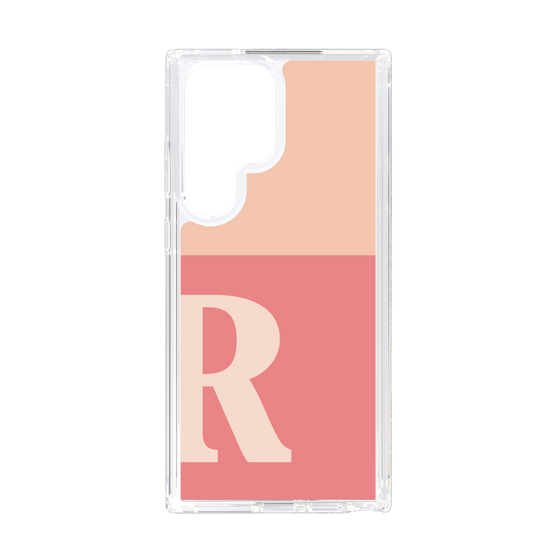 Slim Protection Case［ Original - initial two tone - R pink ］