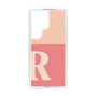 Slim Protection Case［ Original - initial two tone - R pink ］