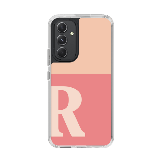 Slim Protection Case［ Original - initial two tone - R pink ］