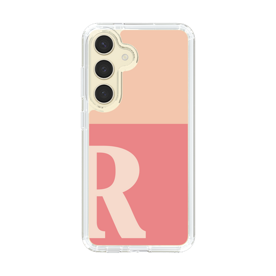 Slim Protection Case［ Original - initial two tone - R pink ］