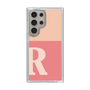 Slim Protection Case［ Original - initial two tone - R pink ］