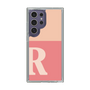 Slim Protection Case［ Original - initial two tone - R pink ］