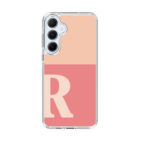 Slim Protection Case［ オリジナル - initial two tone - R pink ］