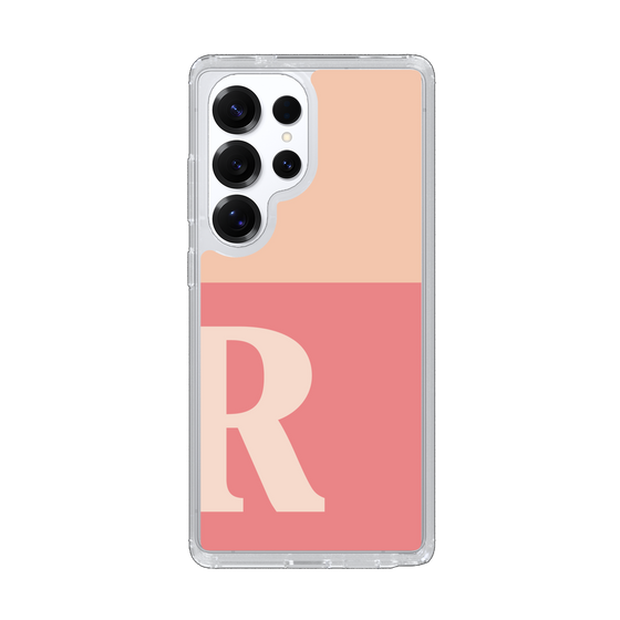 Slim Protection Case［ Original - initial two tone - R pink ］
