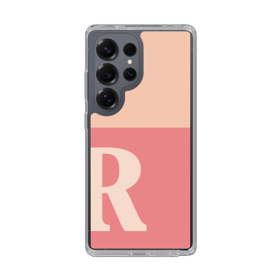 Slim Protection Case［ Original - initial two tone - R pink ］
