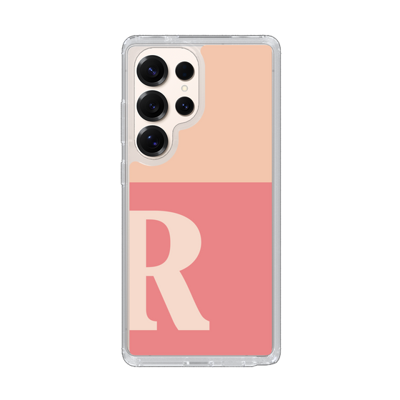 Slim Protection Case［ Original - initial two tone - R pink ］