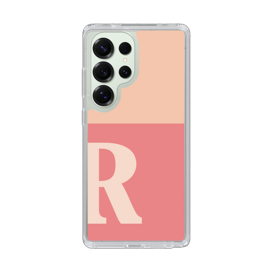 Slim Protection Case［ Original - initial two tone - R pink ］