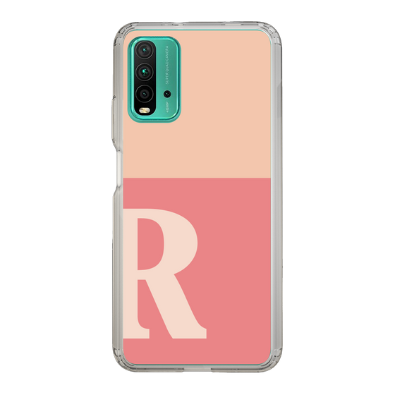 Slim Protection Case［ Original - initial two tone - R pink ］