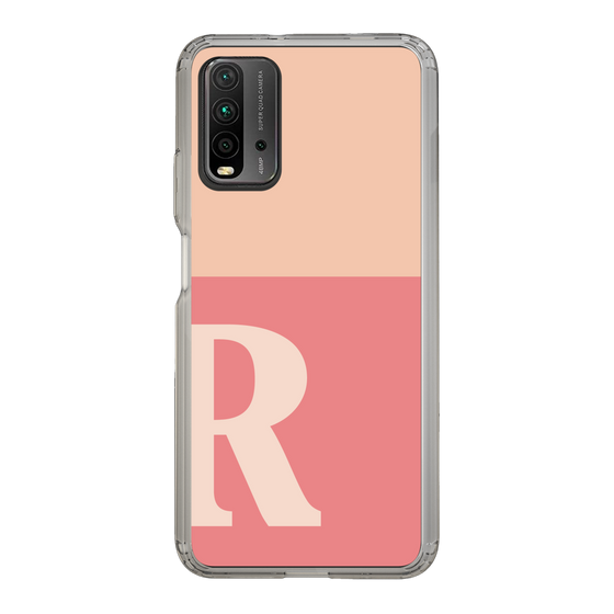 Slim Protection Case［ Original - initial two tone - R pink ］