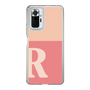 Slim Protection Case［ Original - initial two tone - R pink ］