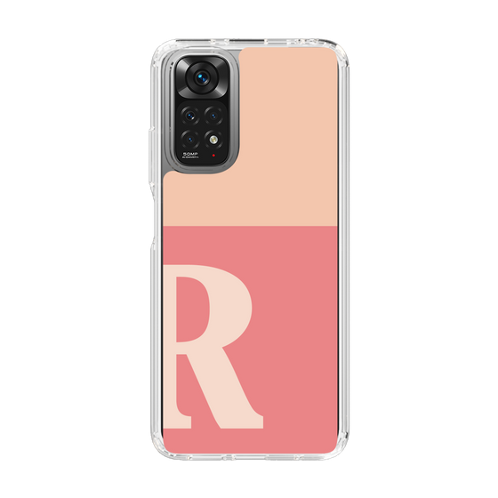 Slim Protection Case［ Original - initial two tone - R pink ］