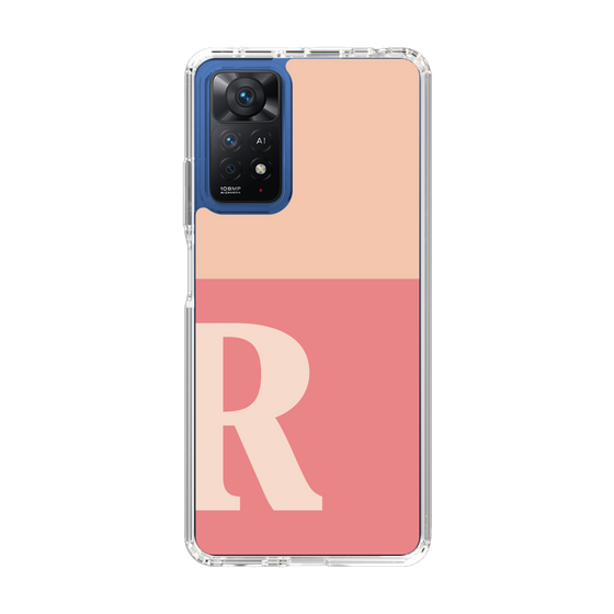 Slim Protection Case［ Original - initial two tone - R pink ］