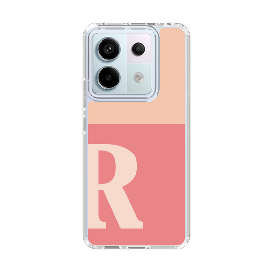 Slim Protection Case［ Original - initial two tone - R pink ］