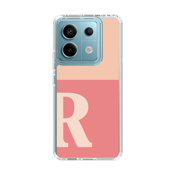 Slim Protection Case［ Original - initial two tone - R pink ］
