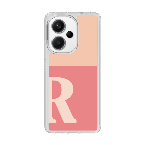 Slim Protection Case［ Original - initial two tone - R pink ］