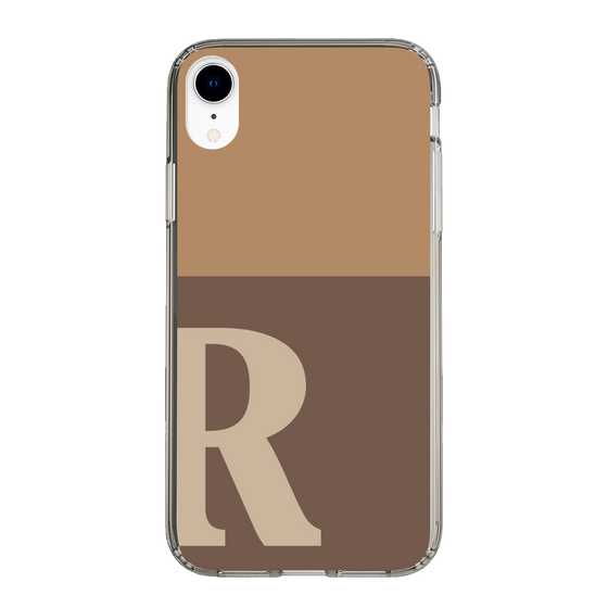 Slim Protection Case［ Original - initial two tone - R brown ］
