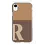 Slim Protection Case［ Original - initial two tone - R brown ］