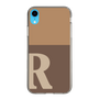 Slim Protection Case［ Original - initial two tone - R brown ］