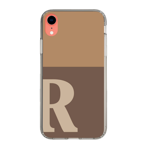Slim Protection Case［ Original - initial two tone - R brown ］